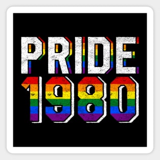 Gay Pride 1980 - 40th Birthday Gift Magnet